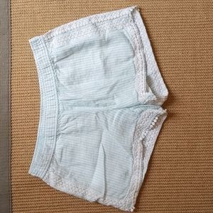 Vineyard Vines Seafoam & White Stripe Shorts XS